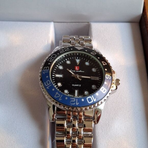 Luis Cardini NWT watches his & hers, water resistant, stainless steel (W043)
